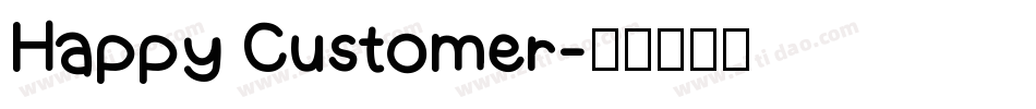 Happy Customer字体转换